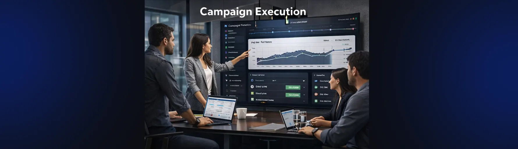 Influencer campaign execution and performance management with real-time analytics and optimization insights