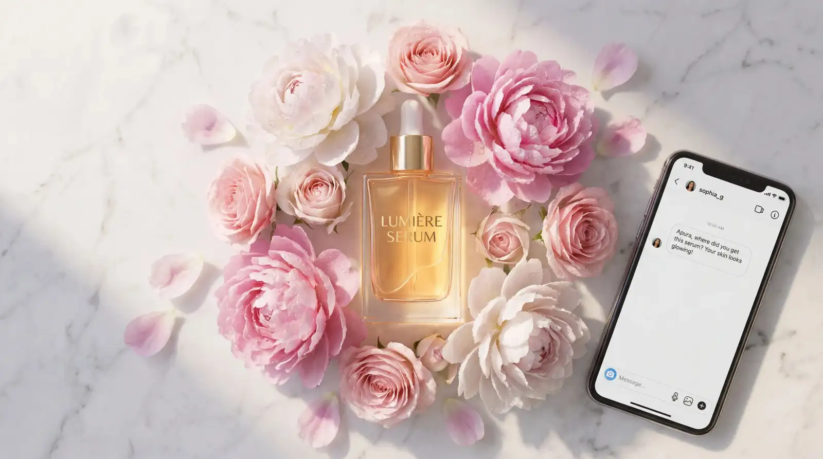 Nano-influencer marketing campaign result showing high engagement for skincare product.