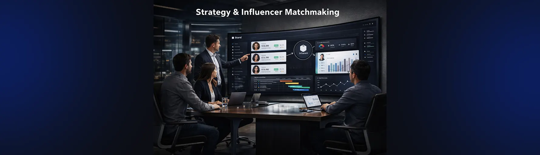 Strategy and influencer matchmaking process using data analytics for high-impact influencer marketing campaigns